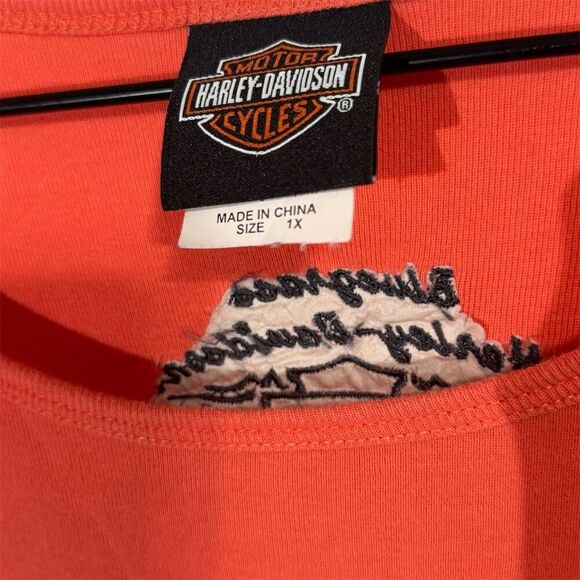 Harley-Davidson Women’s 1X Red T-Shirt Bluegrass Louisville KY Biker Graphic Tee - Picture 4 of 9